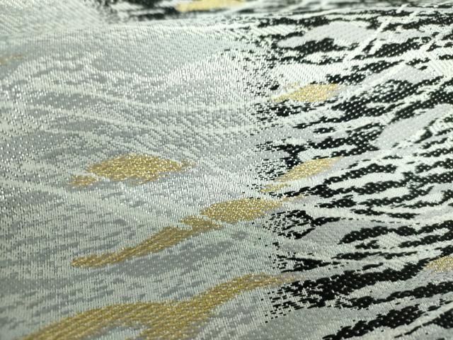 平和屋着物○六通柄袋帯 唐織 霞文 金銀糸 さが美扱い 正絹