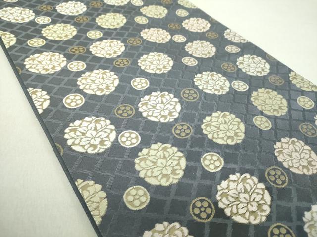 平和屋着物●西陣　六通柄袋帯　古代名物裂　金糸　正絹　逸品　DAAV6232ps 平和屋着物○西陣 六通柄袋帯 古代名物裂 金糸 正絹 逸品 DAAV6232ps