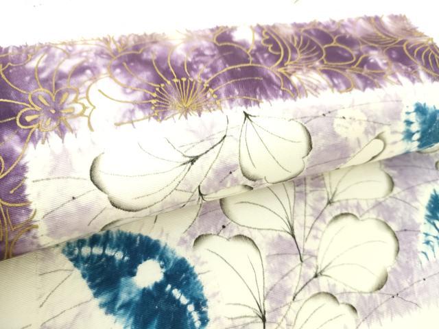 平和屋着物○希少 辻が花染織作家 功刀稔國 久保田一竹の弟子