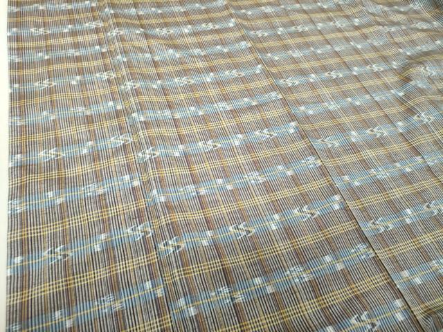 平和屋着物●本場琉球紬　琉球絣文様　正絹　逸品　DAAV6360ps 平和屋着物○本場琉球紬 琉球絣文様 正絹 逸品 DAAV6360ps