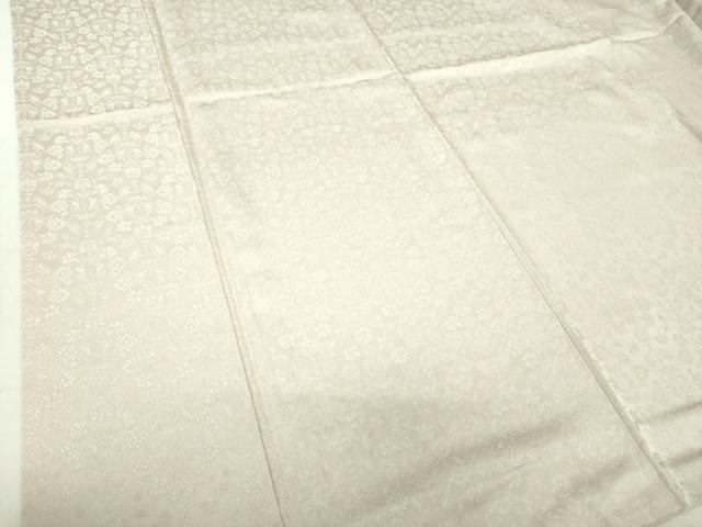 平和屋着物○中井淳夫監修 色無地 更紗花地紋 薄梅鼠色