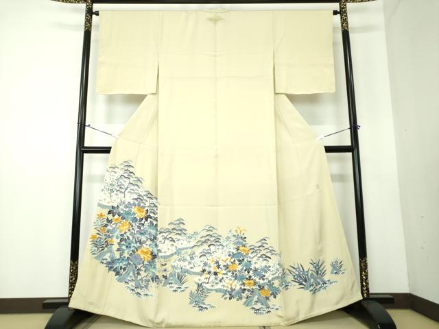 平和屋着物●豪華色留袖　友禅　作家物　吉祥花文　三越扱い　正絹　逸品　未使用　DAAV6368ps