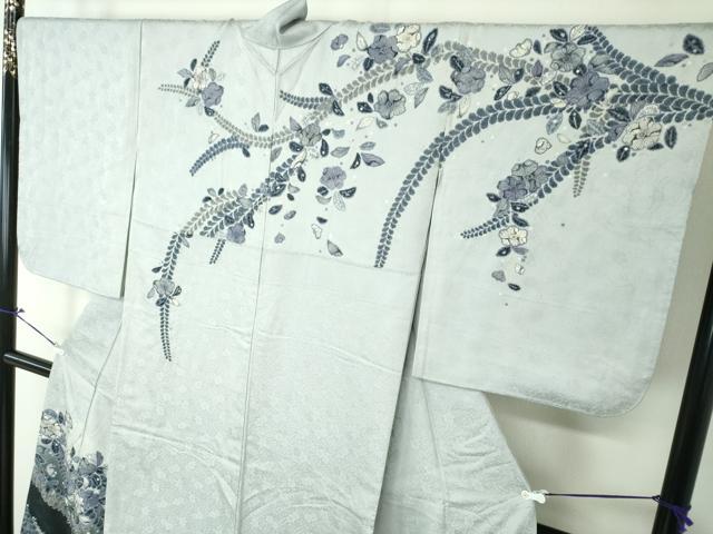 平和屋着物●訪問着　作家物　絞り　辻が花　暈し染め　金彩　正絹　逸品　DAAV6398ps 平和屋着物○訪問着 作家物 絞り 辻が花 暈し染め 金彩 正絹 逸品