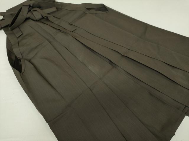 平和屋着物●男性　馬乗袴　縞　正絹　逸品　DAAV6463ps