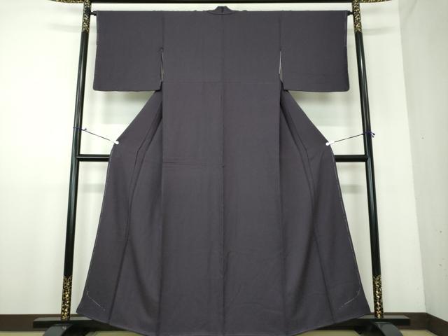 平和屋着物●上質な色無地　紋意匠　黒紅色　正絹　逸品　未使用　DAAV6477ps 平和屋着物○上質な色無地 紋意匠 黒紅色 正絹 逸品 未使用 DAAV6477ps