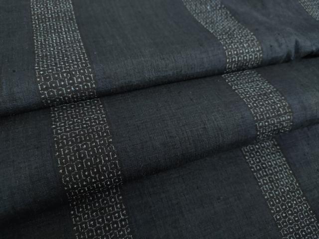 平和屋着物●本場結城紬　重要無形文化財　80亀甲　間道　ますいわ屋扱い　正絹　逸品　DAAV6493ps