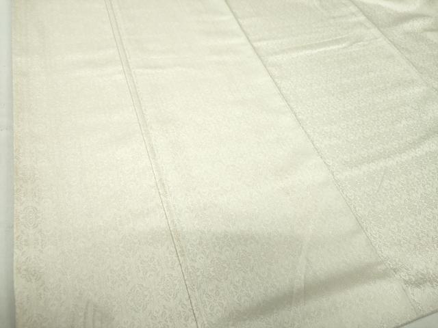 平和屋着物○上質なお召 間道 水玉 ドット やまと誂製 正絹 逸品