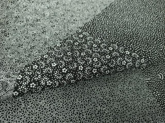 平和屋本店□極上 小紋 羅 単衣 市松吉祥文 逸品 未使用 CYAA2491s5