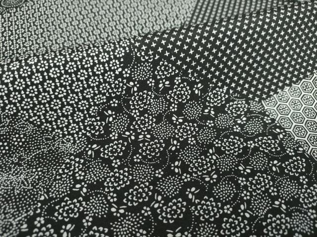 平和屋着物□極上 江戸小紋 お召地 百柄 赤墨色地 逸品 未使用