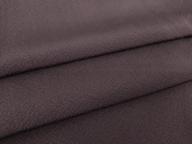 平和屋着物●上質な色無地　滅紫色　正絹　逸品　未使用　DAAV6665ps