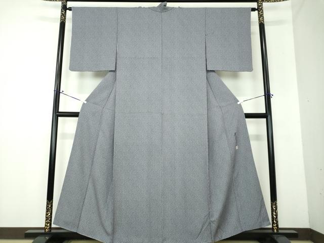 平和屋着物○染色作家 斉藤三才 小紋 小花文 正絹 逸品 DAAV6684ps