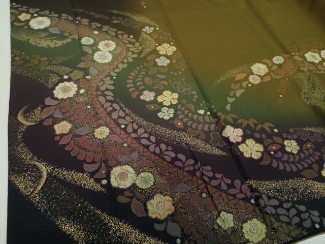 平和屋着物○吉乃一廉 幻の辻が花 訪問着 絞り 辻が花 暈し