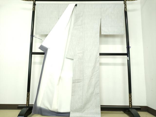 平和屋着物●三代目市三郎　雅生紬會　大原紬　格子　証紙付き　正絹　逸品　DAAV6713ps 平和屋着物○三代目市三郎 雅生紬會 大原紬 格子 証紙付き 正絹