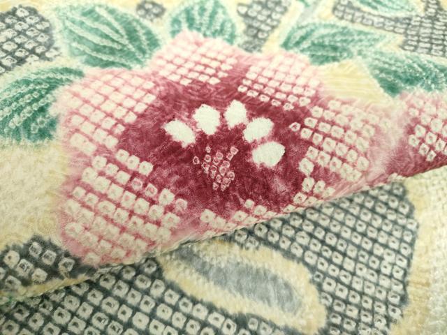 平和屋着物○名門 藤娘きぬたや・総絞り 九寸名古屋帯