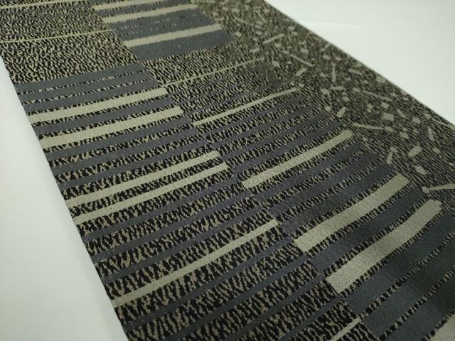 平和屋着物○両面 全通柄袋帯 唐織 変わり間道 正絹 逸品 DAAV6974ps