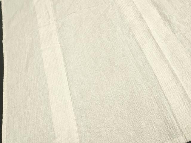 平和屋着物∴夏物　男性　阿波しじら織　浴衣　薄卵色　浴衣　綿　逸品　DAAV7295cd_3