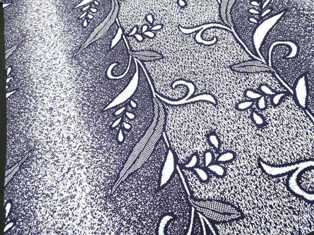 平和屋着物∴夏物 浴衣 花唐草文 綿 逸品 DAAV7336cd