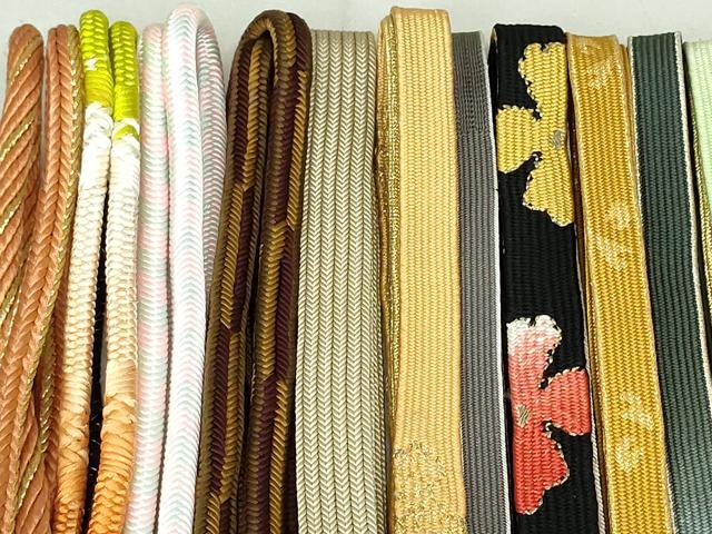 平和屋着物○和装小物 帯締め20本 高麗組 奈良組 冠組 笹