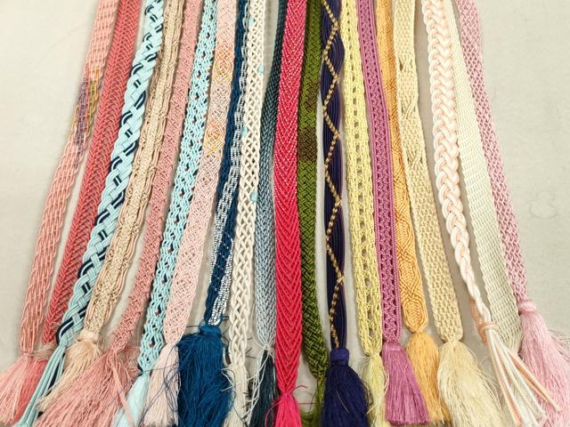 平和屋着物＊夏物　和装小物　帯締め20本　逸品　DAAV8116by