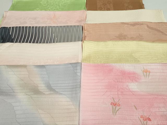 平和屋着物＊夏物　和装小物　帯揚げ10枚　正絹　逸品　DAAV8126by