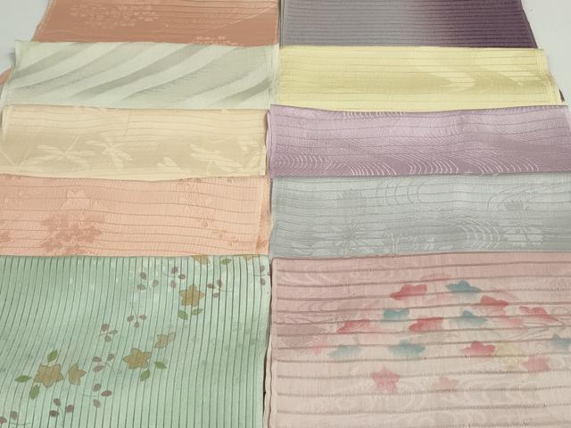 平和屋着物＊夏物　和装小物　帯揚げ10枚　正絹　逸品　DAAV8130by