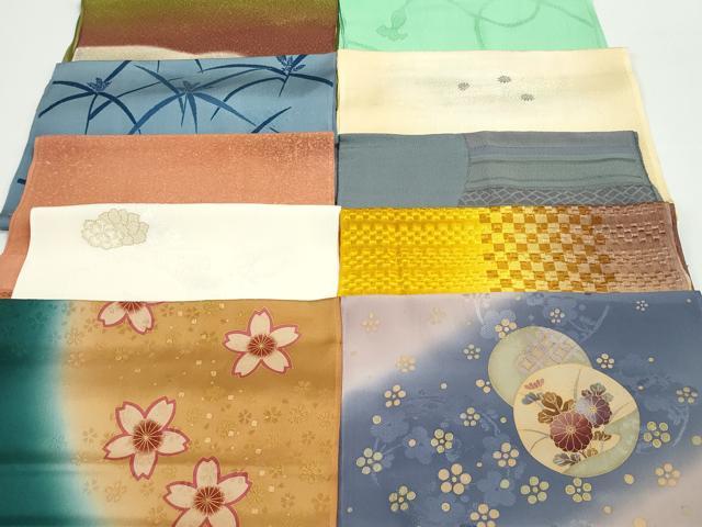 平和屋着物★和装小物　帯揚げ10枚　正絹　逸品　DAAV8140by