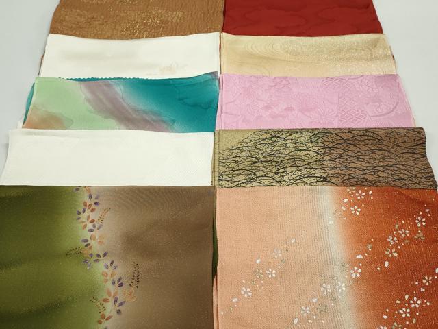 平和屋着物★和装小物　帯揚げ10枚　正絹　逸品　DAAV8147by