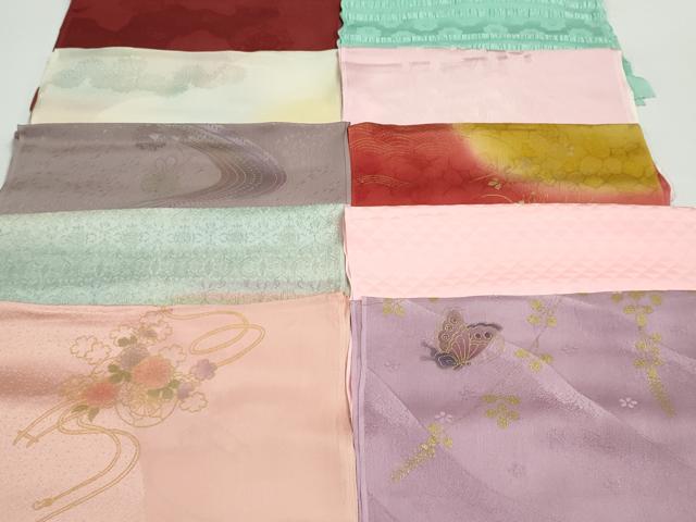 平和屋着物★和装小物　帯揚げ10枚　正絹　逸品　DAAV8151by