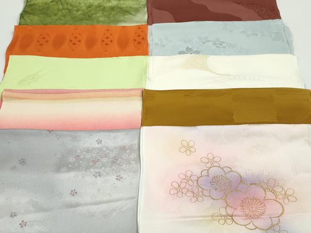 平和屋着物★和装小物　帯揚げ10枚　正絹　逸品　DAAV8153by