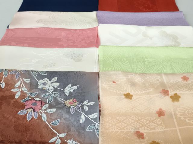 平和屋着物★和装小物　帯揚げ10枚　正絹　逸品　DAAV8159by