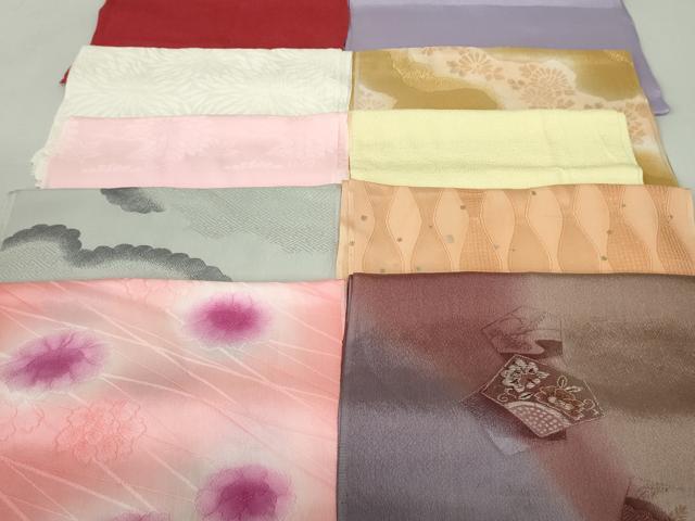 平和屋着物★和装小物　帯揚げ10枚　正絹　逸品　DAAV8162by