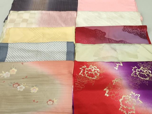 平和屋着物★和装小物　帯揚げ10枚　正絹　逸品　DAAV8166by