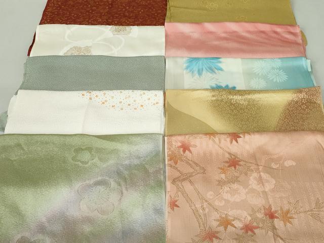 平和屋着物★和装小物　帯揚げ10枚　正絹　逸品　DAAV8167by