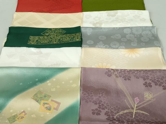 平和屋着物★和装小物　帯揚げ10枚　正絹　逸品　DAAV8172by