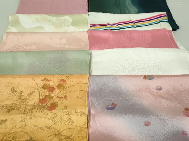 平和屋着物★和装小物　帯揚げ10枚　正絹　逸品　DAAV8179by