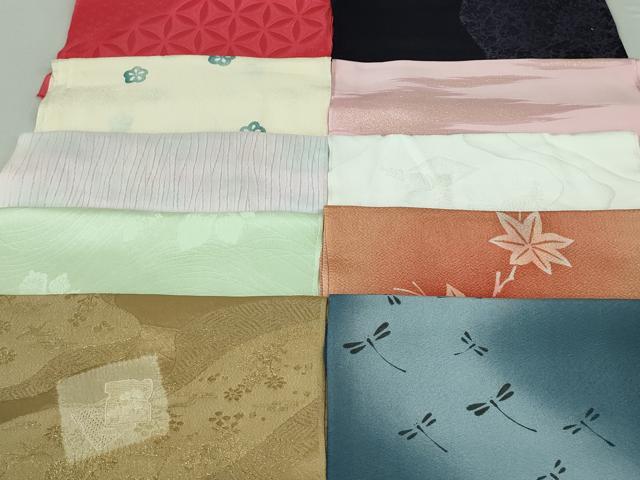 平和屋着物★和装小物　帯揚げ10枚　正絹　逸品　DAAV8182by