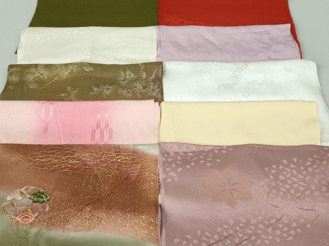 平和屋着物★和装小物　帯揚げ10枚　正絹　逸品　DAAV8184by