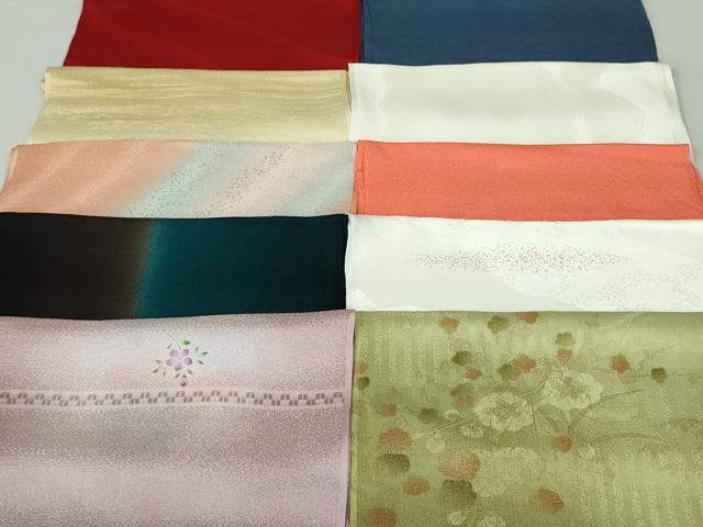 平和屋着物★和装小物　帯揚げ10枚　正絹　逸品　DAAV8185by