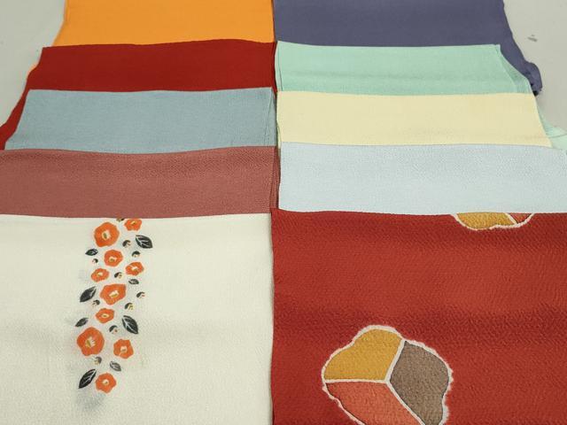 平和屋着物○上質な色無地 牡丹唐草地紋 暗紅色 正絹 逸品 DAAY9635az