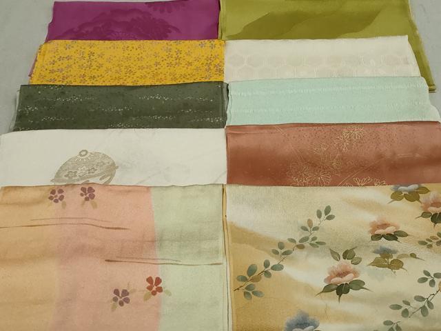 平和屋着物★和装小物　帯揚げ10枚セット　正絹　逸品　DAAV8211by