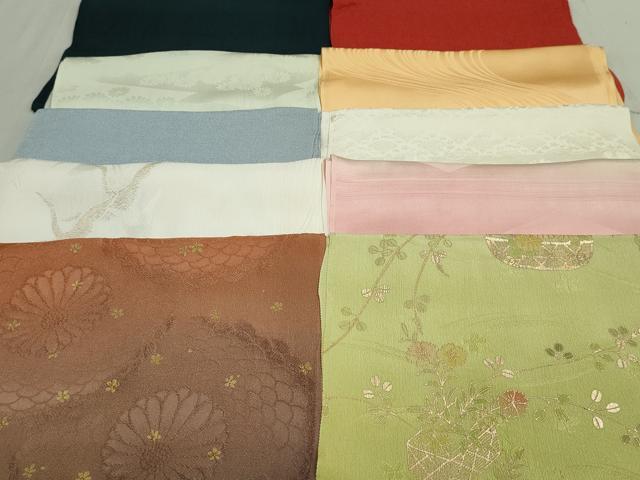 平和屋着物★和装小物　帯揚げ10枚セット　正絹　逸品　DAAV8214by