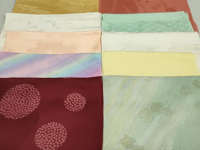 平和屋着物★和装小物　帯揚げ10枚セット　正絹　逸品　DAAV8224by