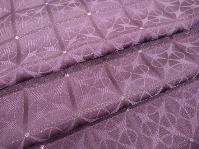 平和屋着物●極上　小紋　格子　銀糸　ロング丈　正絹　逸品　DAAV8590tw