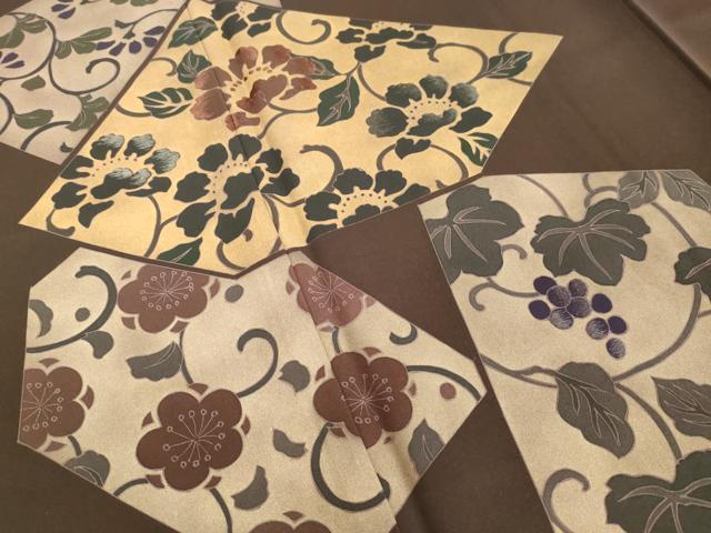 平和屋着物○訪問着 刺繍 切嵌花唐草文 金彩 正絹 逸品 未