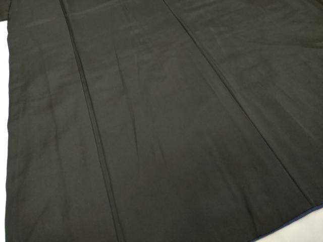 平和屋着物○男性 黒紋付・羽織セット 正絹 逸品 DAAV8681tw