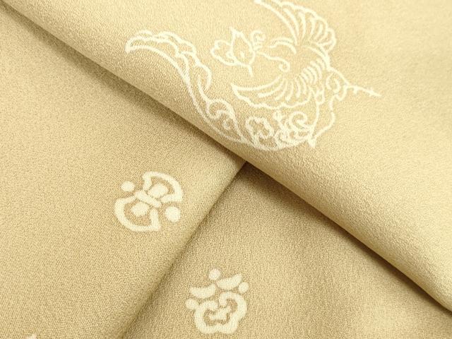平和屋着物●上質な小紋　鳳凰宝尽くし文　正絹　逸品　DAAV8734tw