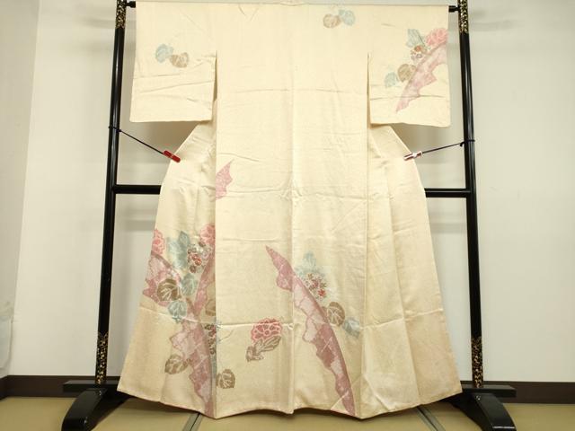 平和屋着物▽六通柄袋帯 スリーシーズン帯 春 夏 秋 横段花文 金糸