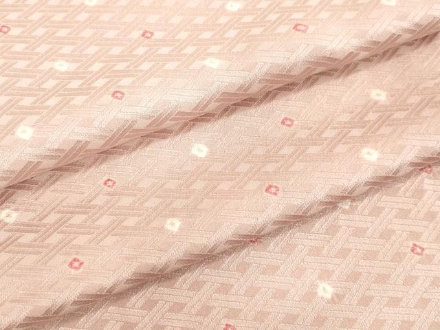 K0971 美品 逸品 可憐 洒落紋 正絹 色無地 クリスマスにも♪ 平和屋着物○上質な小紋 鹿の子文 正絹 逸品 DAAV8779tw