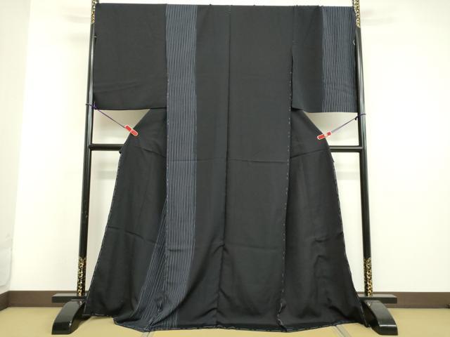 平和屋着物●訪問着　間道　仮絵羽　正絹　逸品　未使用　DAAV8796tw