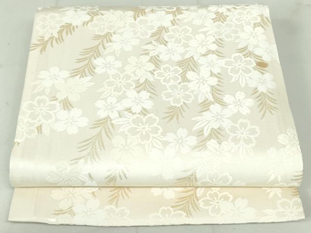 平和屋着物●九寸開き名古屋帯　唐織　花柳流　金銀糸　井筒工芸謹製　正絹　逸品　DAAV9006ob